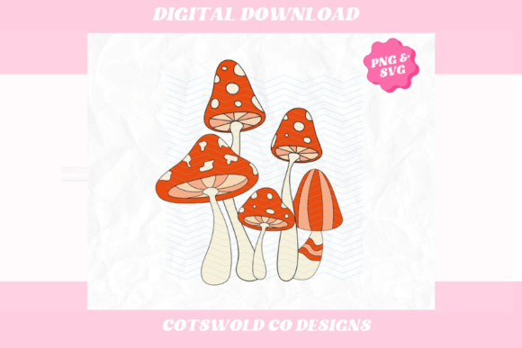 Groovy Mushroom Clipart: Real-World Embroidery Review