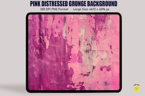 Pink Distressed Grunge Background Review