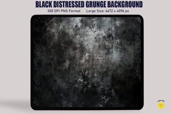 Review: Black Distressed Grunge Background for Embroidery