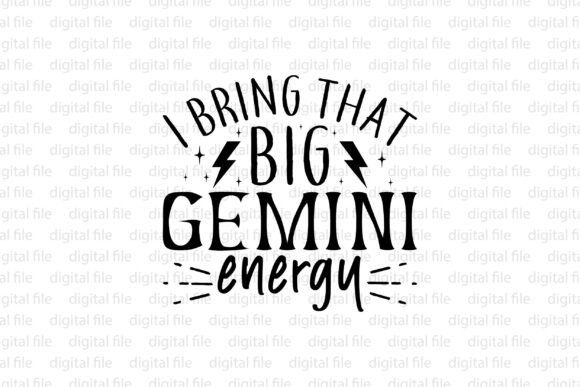Review: I Bring That Big Gemini Energy Embroidery Design